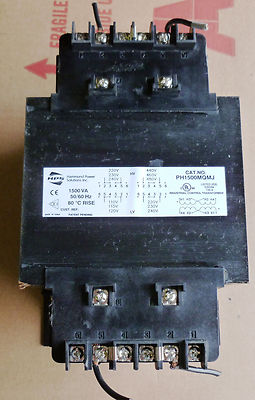 Hammond Power Transformer PH1500MQMJ 1500VA, PRI-240/480VAC, SEC. 120/240VAC USE