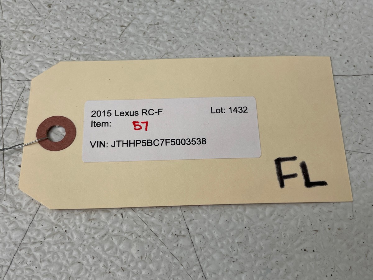 15 16 17 18 Lexus RC-F RCF Front Left Driver Interior Door Panel