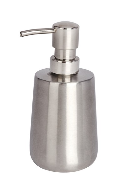 Wenko Seifen Spender Dosierer Edelstahl FlüSsig Solid 420 Ml Bad Accessoires Wc-image
