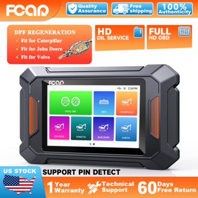FCAR F804 Construction Machinery Scanner Truck DPF Regen All System Diagnostic