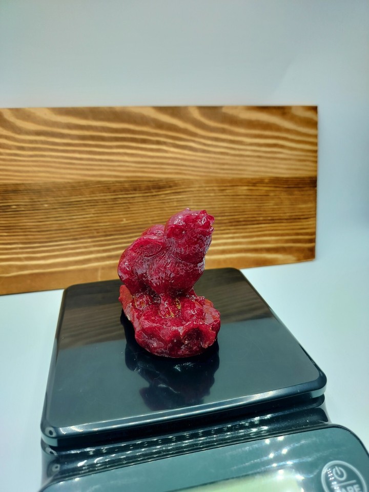Ruby And Topaz Statue Rabbit 147.6 Grams 6.5 Cm Tall Rare Us Seller | eBay