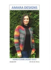 0717 Ladies Honeycomb Jacket Double Knitting Pattern 32"-42"