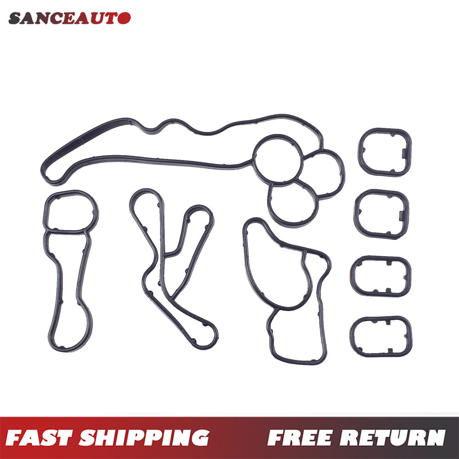 Oil Filter Housing Oil Cooler Gasket For BMW N47 N57 E90 F20 F30 X3 F25