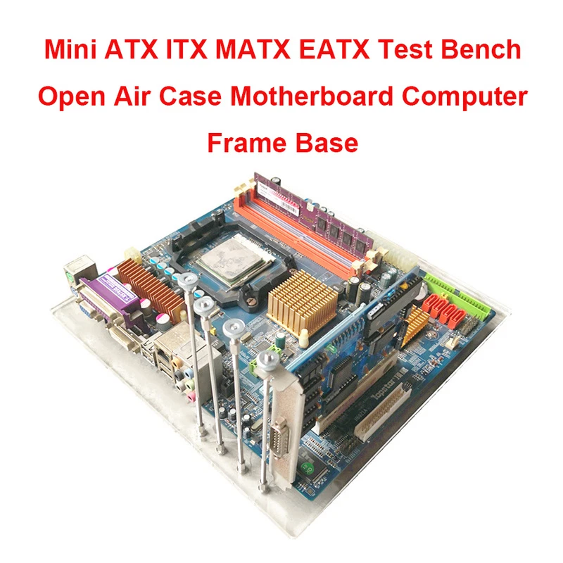 Mini ATX ITX MATX EATX Test Bench Open Air Case Motherboard Computer Frame Base - Image 2 of 4