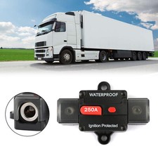 250A AMP Circuit Breaker Ignition Inline Replace Reset Fuse For Car Audio