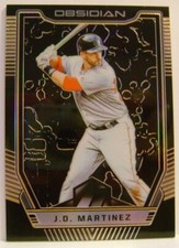 J.D. MARTINEZ /50 OBSIDIAN CHRONICLES  BASEBALL 2019