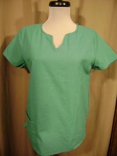 Rampage Medical Apparel Scrub Top New NWT SZ XS S M Aqua Green 594