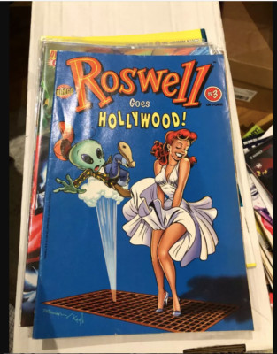 ROSWELL GOES HOLLYWOOD BONGO COMIC BOOK ISSUE 3