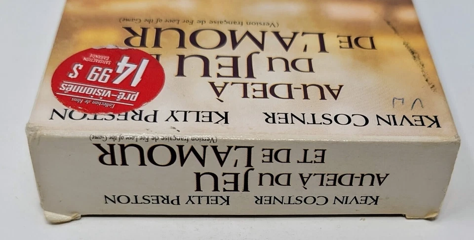 Au-Dela du jeu de l'amour VHS (1999) - NTSC - French - Good (Tested) - Image 3 of 4