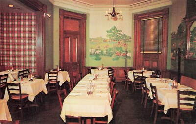 Washington DC Tally Ho Restaurant Interior Vintage Standard Postcard Unposted