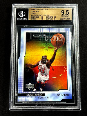 MICHAEL JORDAN 1999 UPPER DECK MJ7 COOL AIR LEVEL 1 DIE CUT MICHAEL JORDAN 1999 UPPER DECK MJ7 COOL AIR LEVEL 1 DIE CUT
