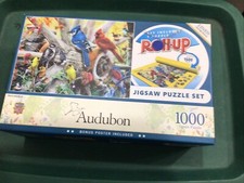 Audubon Backyard Birds 1000 Piece Jigsaw Puzzle Certified Complete