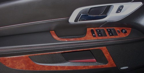 GMC TERRAIN DENALI SLE SLT INTERIOR BURL WOOD DASH TRIM KIT SET 2013 2014 2015 - Picture 3 of 12