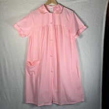 Vtg philmaid 1960's Nightgown house dress house coat pink medium