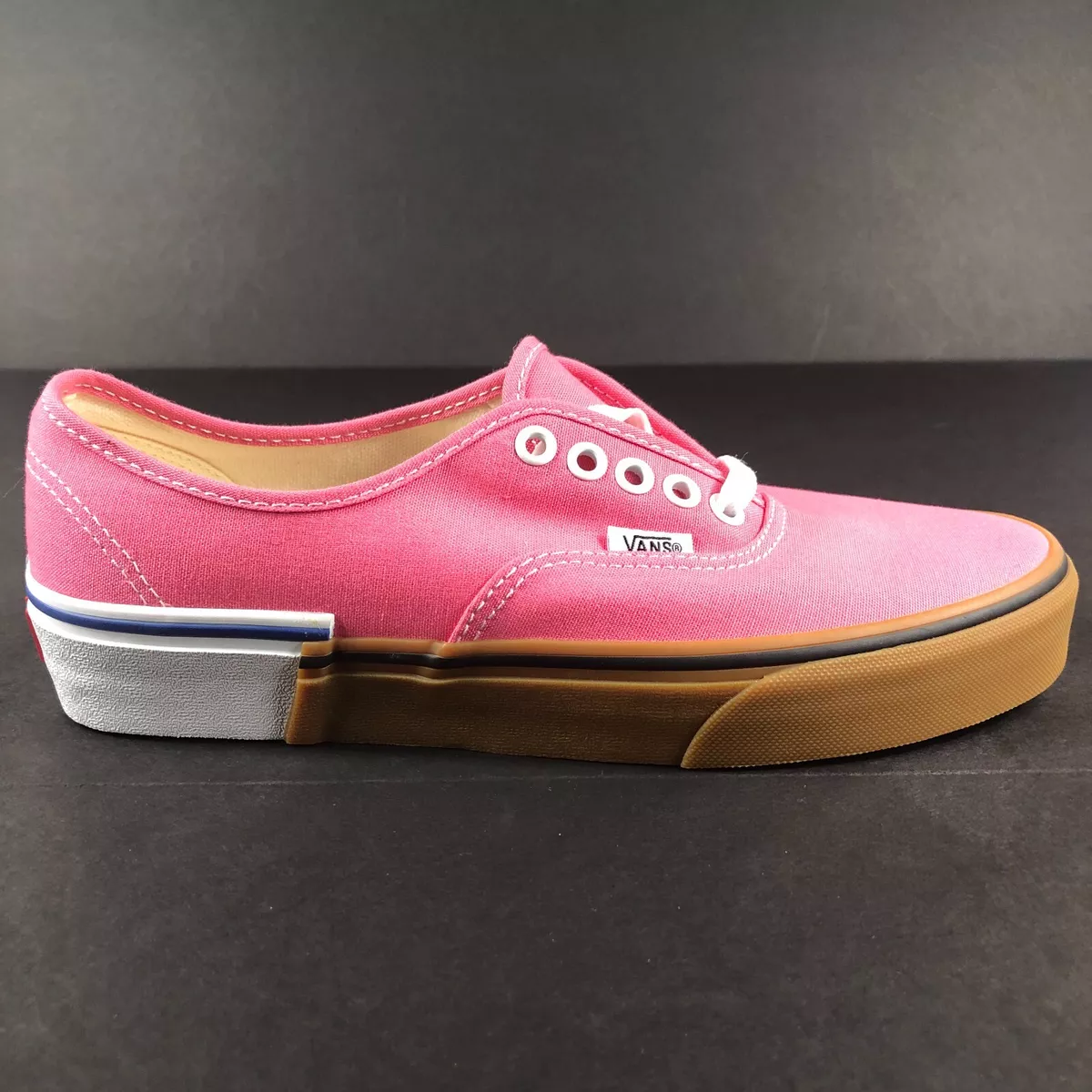 VANS Shoes Mens 7.5 Authentic Gum Block Pink Lemonade White Skateboard  Sneaker