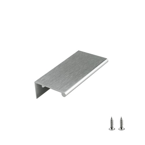 Gebürstetes Nickel Fingerkante Zugschrank Türgriff Bar Rückseite Halterung Schublade - Bild 8 von 12