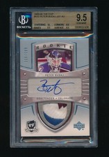 BGS 9.5 PETER BUDAJ 2005-06 THE CUP LOGO PATCH RC AUTO 116/199 *AVALANCHE* POP 4