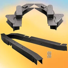 Rear Trail Arm & Center Skid Plate Frame Rust Repair For 97-02 Jeep Wrangler TJ