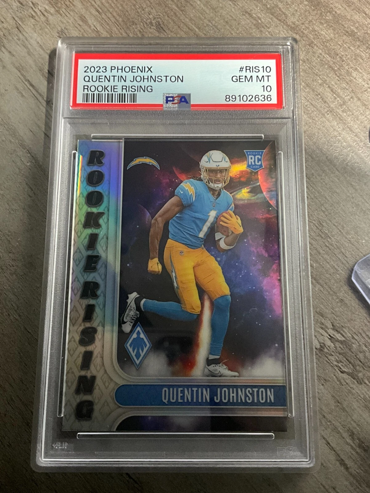 Quentin Johnston Panini Phoenix Rookie Rising #RIS10 Base