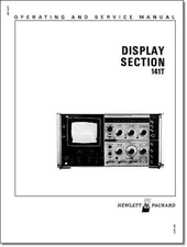 HP 141T Display Section Service & Operation Manual: w/ 11"X17" Foldouts
