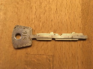 Clé De Cadenas Hebie Trumpf Numéro 166 - Pour Pièces Détachées (ne Fonctionne Pas)