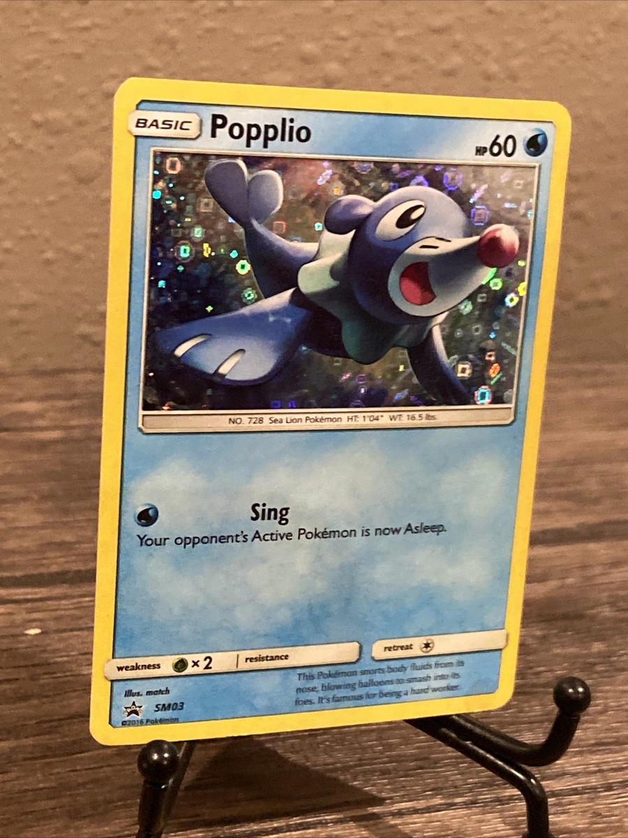 Pokémon TCG Popplio SM Black Star Promo SM03 Promo-LP!! | eBay