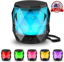 Altavoz Bluetooth port til con luces, luz nocturna,magn tico, resistente al agua