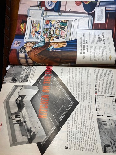 1948 August Ladies Home Journal Magazine Vintage Fashion Hair Makeup Lingerie Ad - Picture 10 of 12