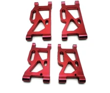 AMORIL 1:14 Scale RC Car/Truck Front & Rear Swing Arm Set Aluminum Alloy-Red New