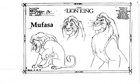 The LION KING Disney Mufasa Production Model Copy used in 1998 Simba's Pride 428