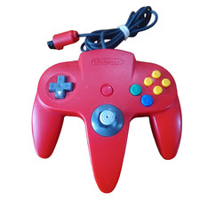 Nintendo 64 N64 OEM Original Red Controller Joystick Tested Working
