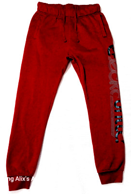Ecko Unltd Mens Joggers  Pocket Size Medium Red Elastic at the waist
