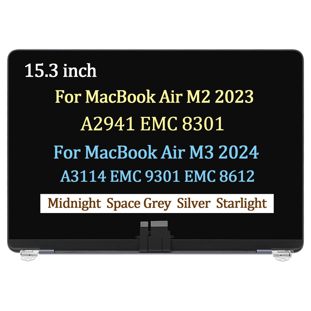 A2941 A3114 LCD Screen Replacement Assembly for MacBook Air 15