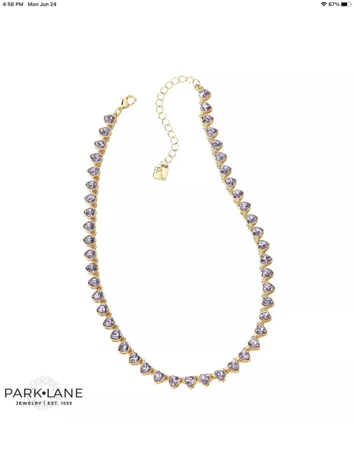 Park Lane Lavender Necklace 
