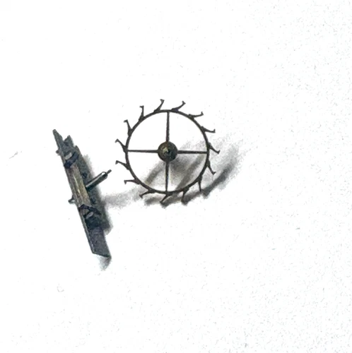 WALTHAM 18 SIZE POCKETWATCH ESCAPE WHEEL AND FORK  #1337-1308 SE AD -- STAR 101