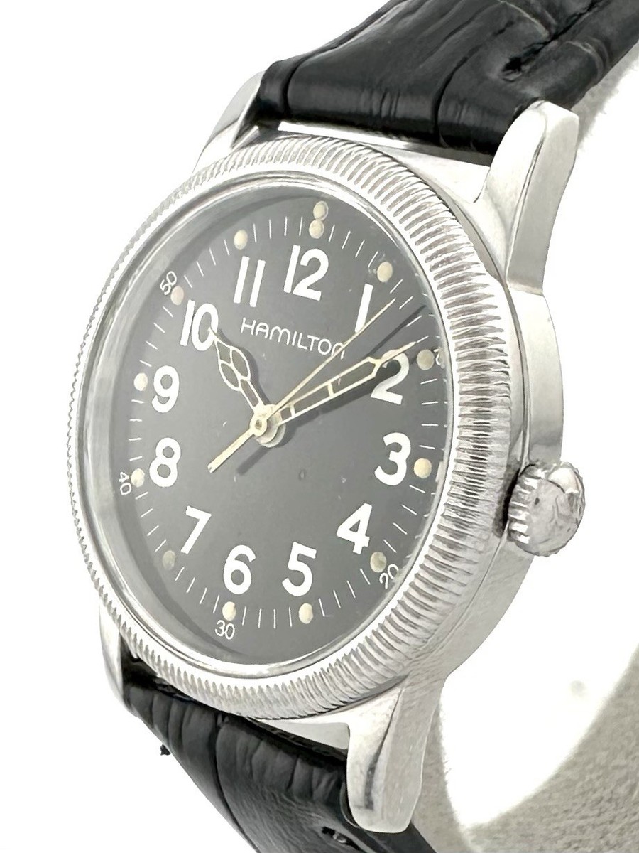 HAMILTON 9715 Khaki coin-edge bezel | eBay