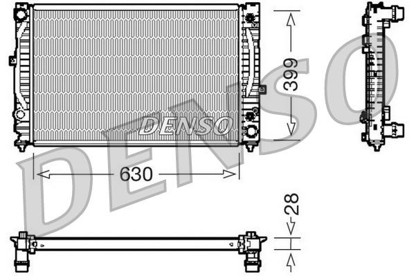 Fits DENSO-TERMIKA DRM02031 RADIATOR - Image 7