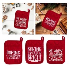 Christmas Pot Holders Potholders Non Slip Christmas Gift Kitchen Utensils with
