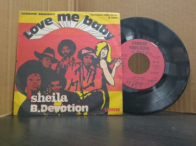SHEILA B.DEVOTION LOVE ME BABY 45 UMDREHUNGEN