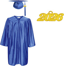 Kindergarten and Preschool Graduation Cap and Gown Set with Tassel and 2025 and