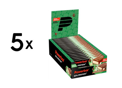 5 x Powerbar Protein Plus Bar 52% (20x50g) Chocolate Nuts (58,00 EUR/kg)