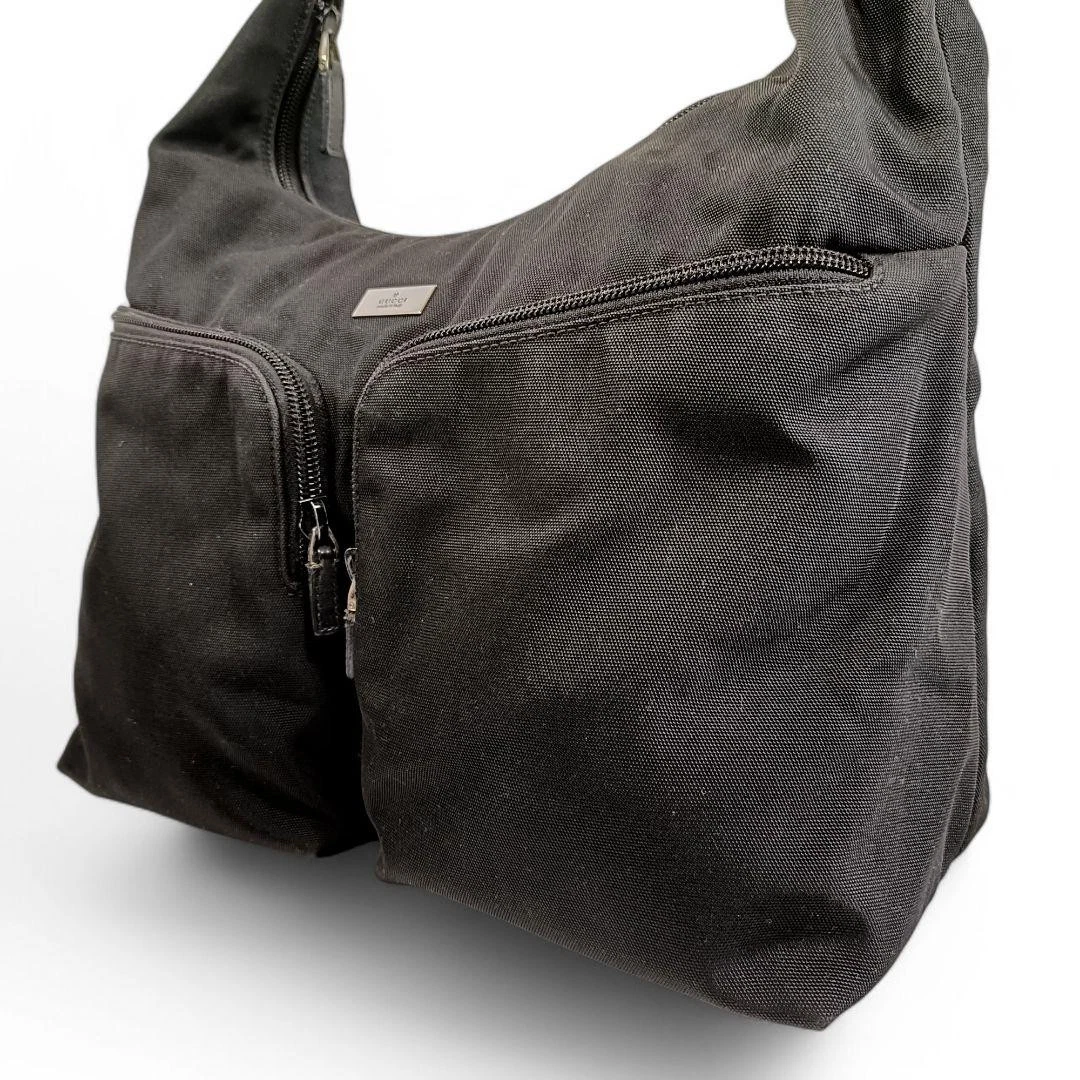 Sac à bandoulière GUCCI One nylon noir noir #PG38V0