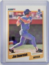 1990 Fleer - Jim Eisenreich - #106 - Kansas City Royals