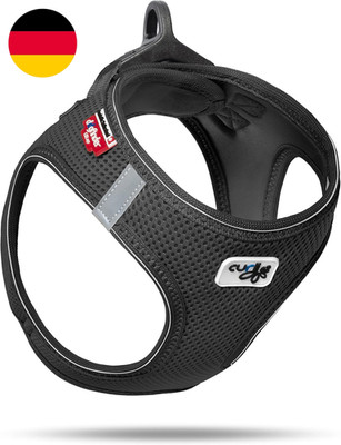 Classic Vest Harness Air Mesh Mit Curli D-Ring Schnalle Schwarz L