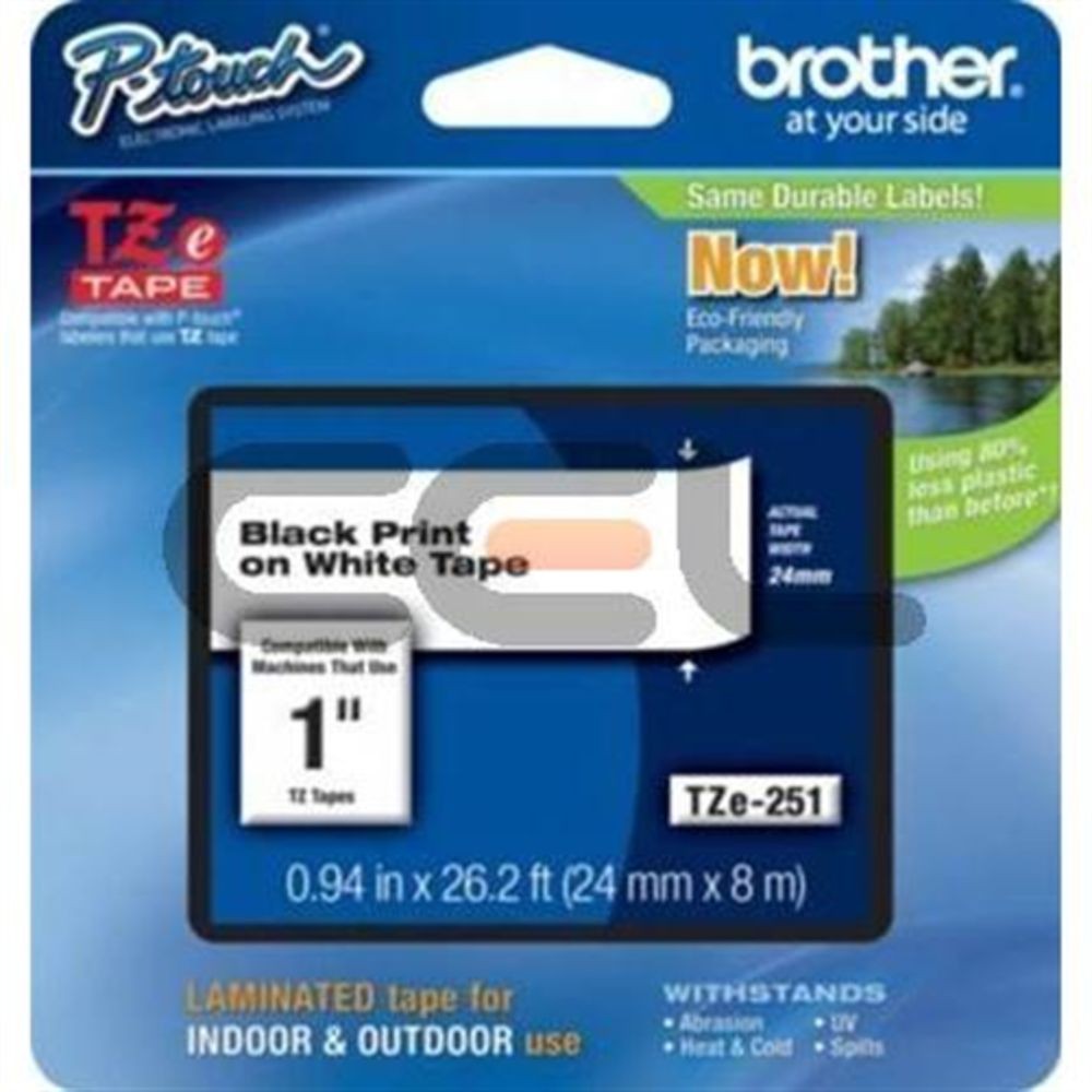 Brother TZE-251CIV LAMINATED TAPE 24mm 4390₽