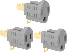 3 Pack Polarized 3 Prong to 2 Prong Adapter