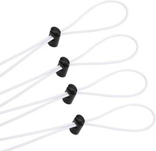 4Pc Bungee Goggle Strap Kit, Tapered End Swimming Goggle Straps for Swim Goggles