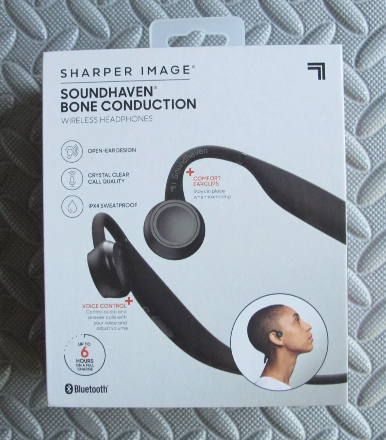 SHARPER IMAGE Soundhaven Wireless Bone Conduction Headphones - Image 2 of 3