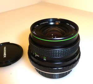 HANIMEX 28mm F2.8 WIDE ANGLE LENS CONTAX/YASHICA 35mm FILM SLR FIT (377)