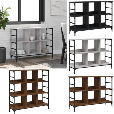 vidaXL Sideboard Grau Sonoma 102x32x73,5 cm Holzwerkstoff